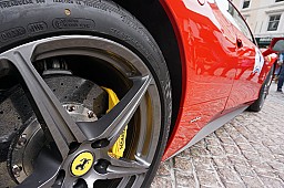 Ferrari wheel close-up